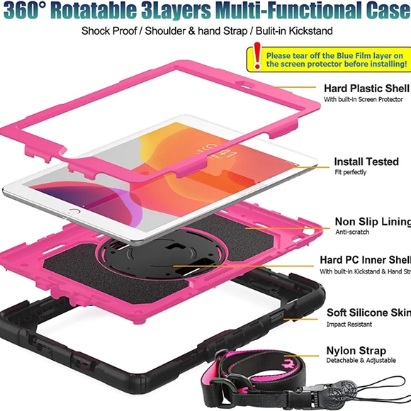 New iPad Protective Case 10.2 inch 3 Colors - Picture 3 of 8